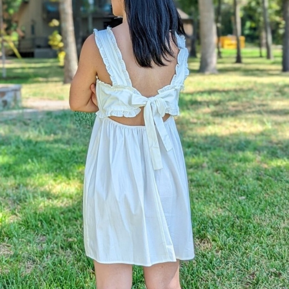 NEW Reformation Liah Dress in White Size XL